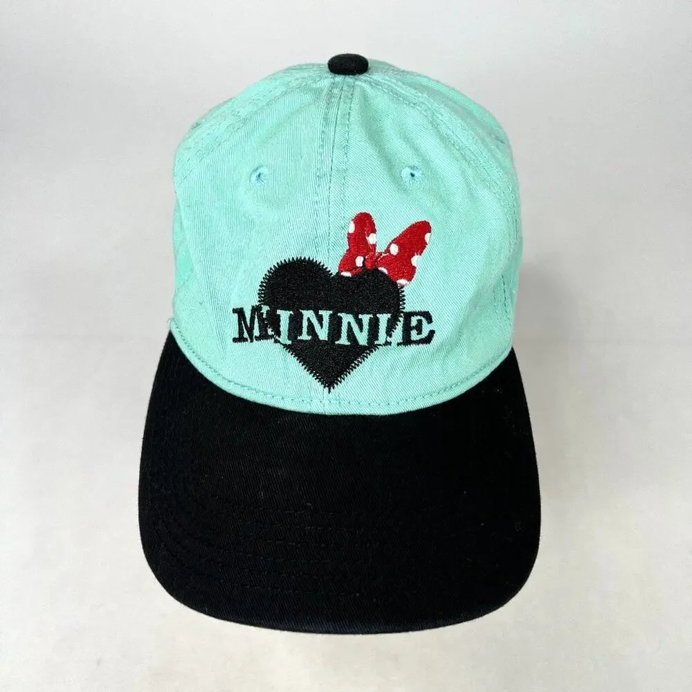 Disney Minnie Mouse Teal & Black Baseball Cap